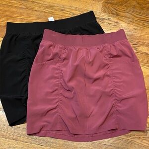 RBX Women's Skorts in Black and Mauve